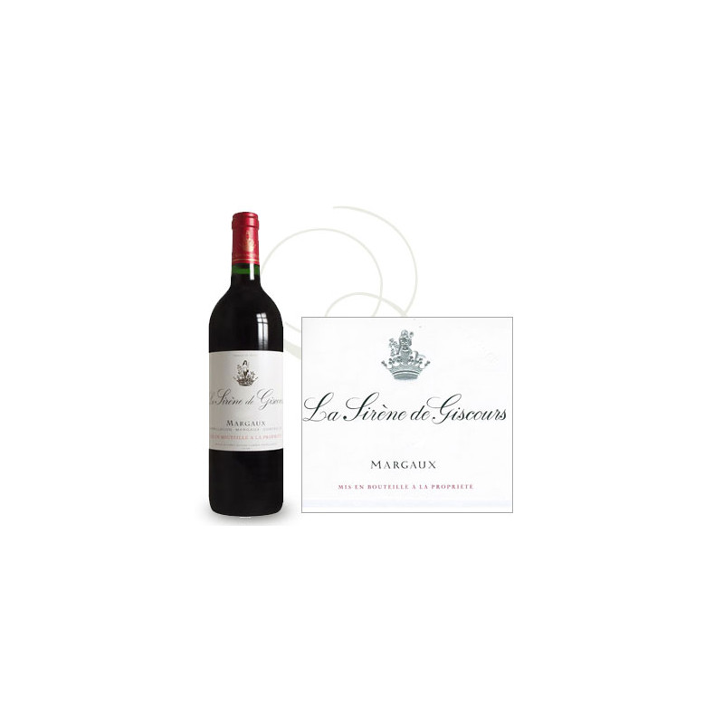 Achat La Sir Ne De Giscours Margaux Rouge Bordeaux Sur Vintage And Co