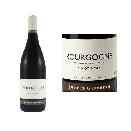 Bourgogne Pinot Noir 2022 Rouge Justin Girardin - 75cl