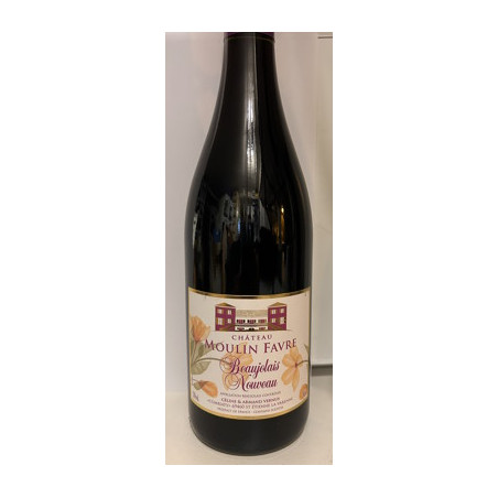 Beaujolais Nouveau 2024 Rouge Domaine du Moulin Favre - 75cl