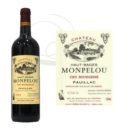 Château Haut Bages Monpelou 2016 Rouge - 37.5cl